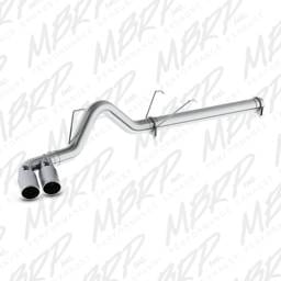 MBRP Exhaust 4 Filter Back, Dual Outlet Single Side, T409 S6131409