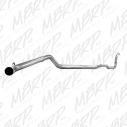 MBRP 88-93 Dodge 2500/3500 Cummins 4WD Turbo Back Single Side Exit No Muffler PLM Series Exhaust - S6150PLM