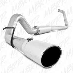 MBRP Exhaust 4" Turbo Back, Single Side Exit, Off-Road, AL S6212AL