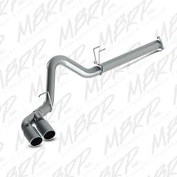 MBRP Exhaust 4 Filter Back, Dual Outlet Single Side, AL S6249AL