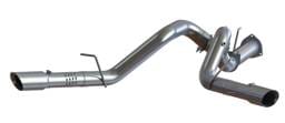 MBRP Exhaust 4" Filter Back, Single Side Exit, T409 + Down Pipe S6251409