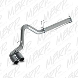 MBRP Exhaust 4 Filter Back, Dual Outlet Single Side, AL S6288AL