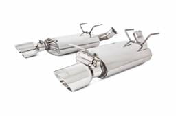 MBRP Exhaust 2 1/2" Dual Muffler Axle Back, Split Rear, T304 S7242304