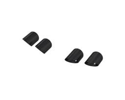 MBRP 15-24 Ford Mustang T304 SS 4in OD / 6.5in Length Quad Tip Cover Kit - Black Tip - T5198BLK