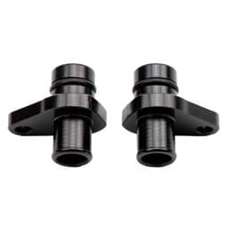 Wehrli 2004.5-2010 LLY/LBZ/LMM Duramax Billet Crankcase Vent (PCV) Fitting Kit, Black Anodized
