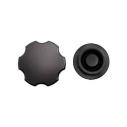 Wehrli 1999-2025 GM 1500/2500/3500 Billet Aluminum Brake Master Cylinder Cap, Black Anodized