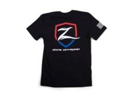 Zone Offroad Black Premium Cotton T-Shirt w/ Patriotic Zone Logos - 5XL - ZONU91625XL