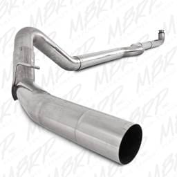 MBRP 01-04 Chevrolet/GMC Silverado/Sierra 2500/3500 6.6L 4in Downpipe-Back Exhaust Single Side Exit - S6005SLM