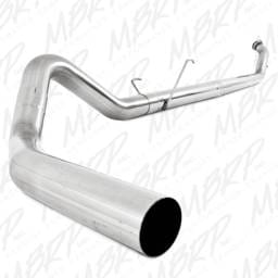 MBRP Exhaust 4" Turbo Back, Single - No Muffler, T409 S6126SLM
