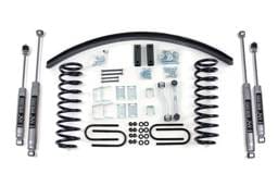 BDS Suspension 84-01 XJ 2wd/4wd 3/2.5 Blk&AAL w/dana - BDS431FS