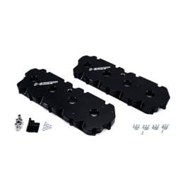 HSP 2001-2004 Chevrolet / GMC Billet Valve Covers Ink Black