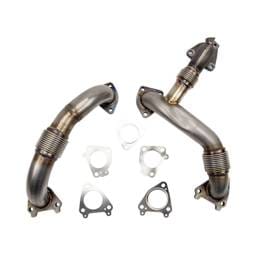Wehrli 2011-2016 LML Duramax 2" Stainless Up Pipe Kit for OEM or WCFab Manifolds w/ Gaskets
