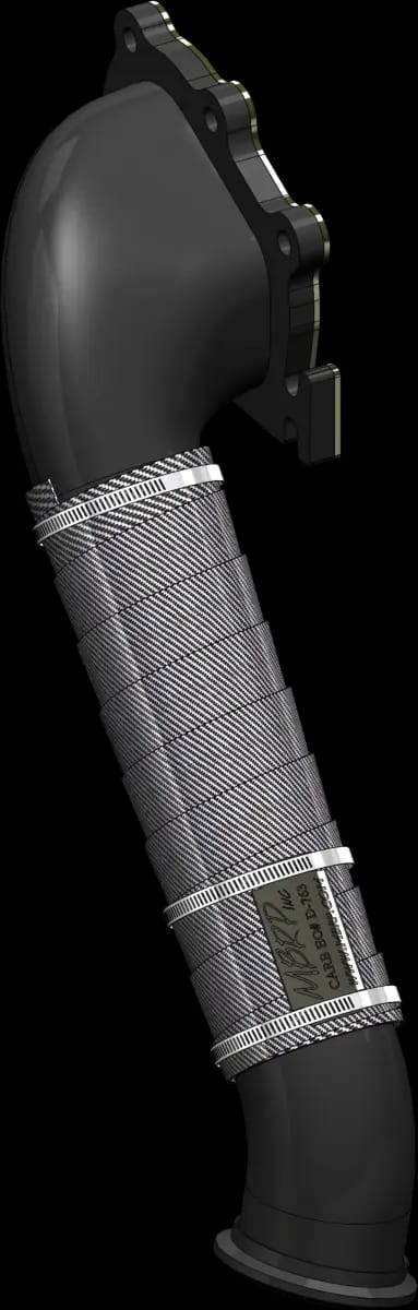 MBRP 01-04 Chev/GMC 6.6L Duramax 3in Turbo Down Pipe Black - GM8425