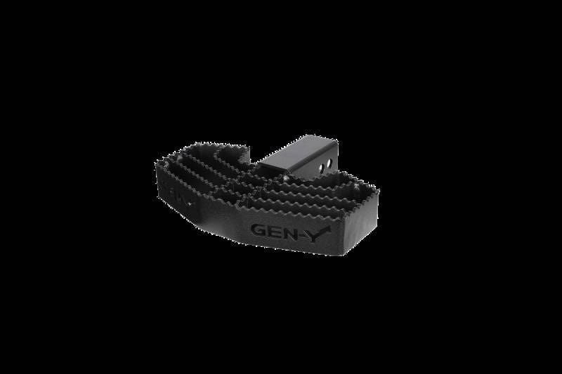 Gen-Y 2.5in Shank 3/4in Pin Holes Only Compatible w/32K Mega-Duty 500lb Capacity Serrated Hitch Step - GH-0160