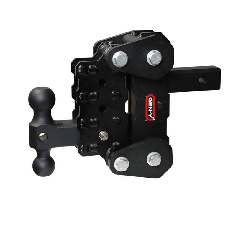 Gen-Y Phantom-XT 2in Solid Shank 4.25in Drop 1K TW 10K Hitch w/GH-031 Dual-Ball Mount - GH-104176XT