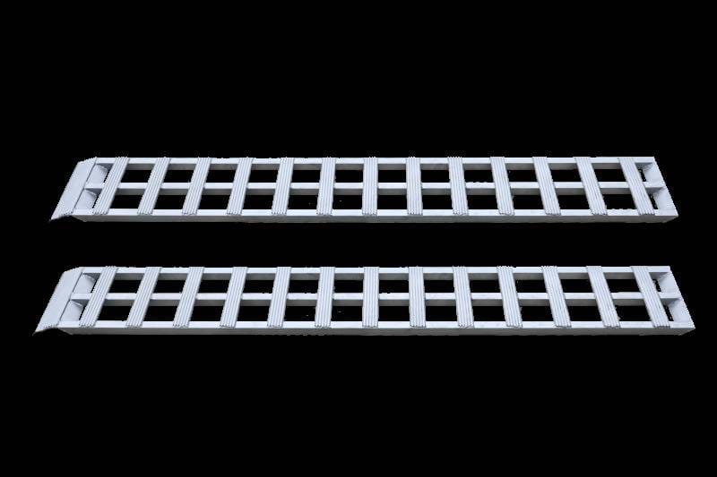 Gen-Y Lightweight 6.5ft Aluminum Loading Ramps 12in x 78in 600lb Capacity Per Ramp - Pair - GH-18078
