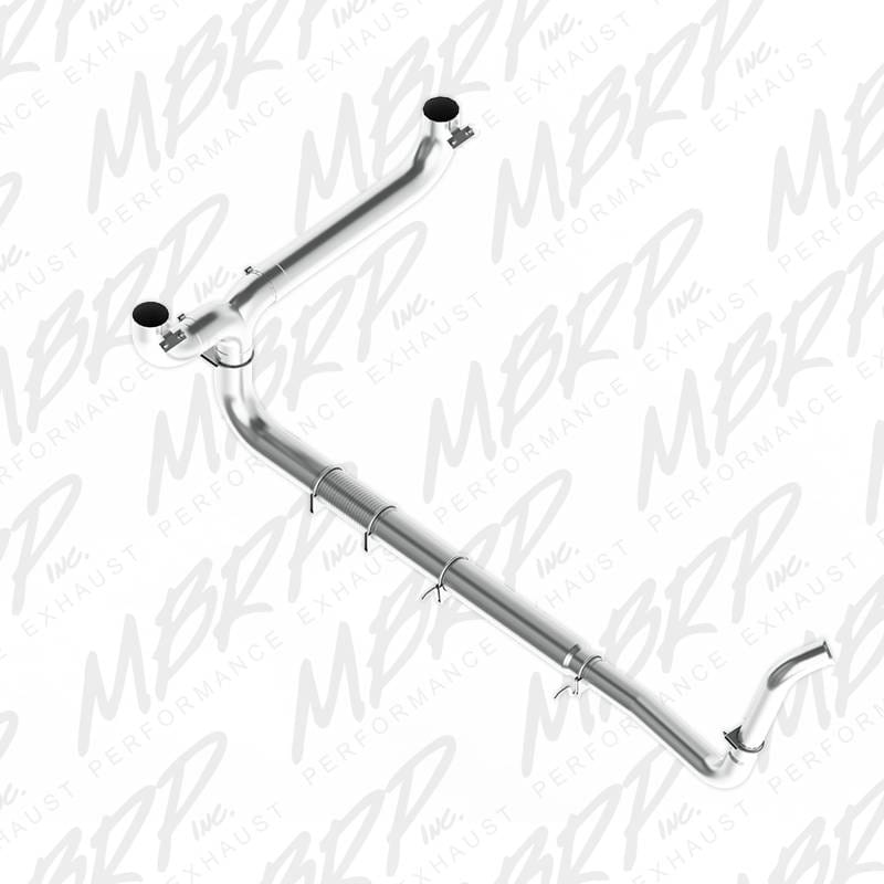 MBRP Exhaust 5" Turbo Back, Dual SMOKERS, AL S8212AL