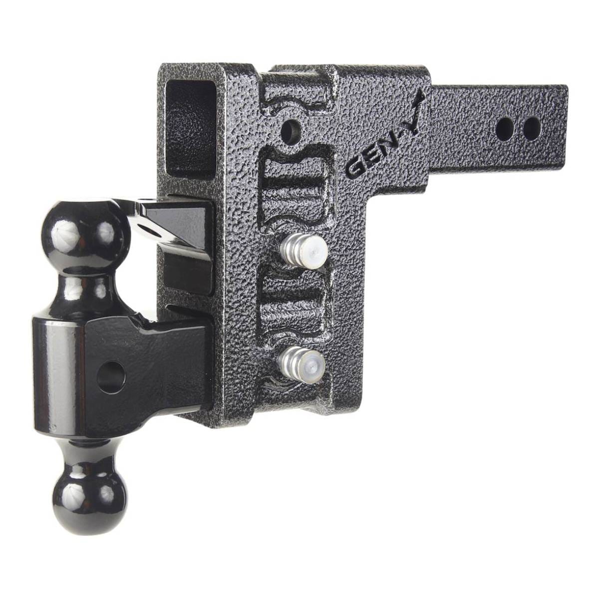 Gen-Y Mega Duty 3in Shank 6in Drop 3.5K TW 32K Hitch w/GH-0161 Dual-Ball/GH-0162 Pintle Lock - GH-1723