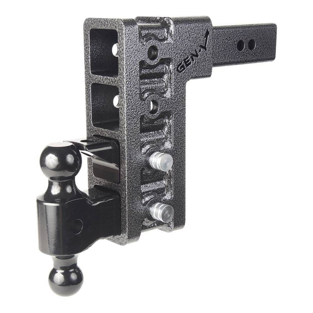 Gen-Y Mega Duty 3in Shank 9in Drop 3.5K TW 32K Hitch w/GH-0161 Dual-Ball/GH-0162 Pintle Lock - GH-1724