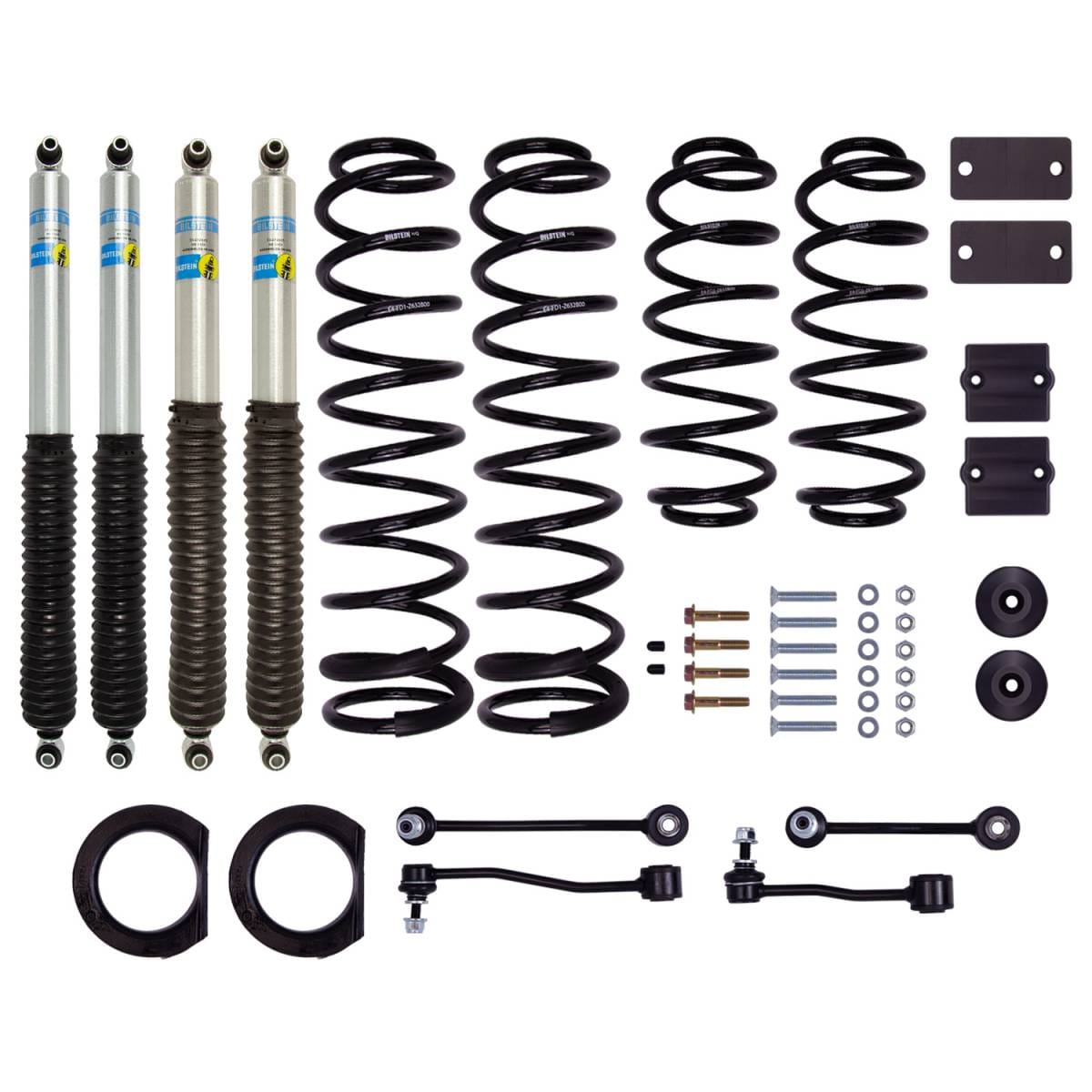 Bilstein B8 5100 Lift Kit - Suspension Lift Kit, Fits Jeep Wrangler 2023-2018 - 53-291431