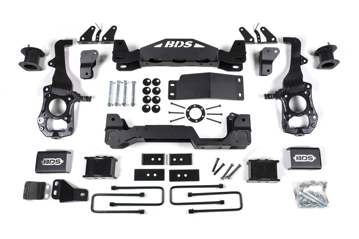 BDS Suspension 2021-2025 Ford F150 4wd, w/ CCD, 6" Suspension Lift Kit, 5" Rear Lift, Block - 6 - BDS1961H