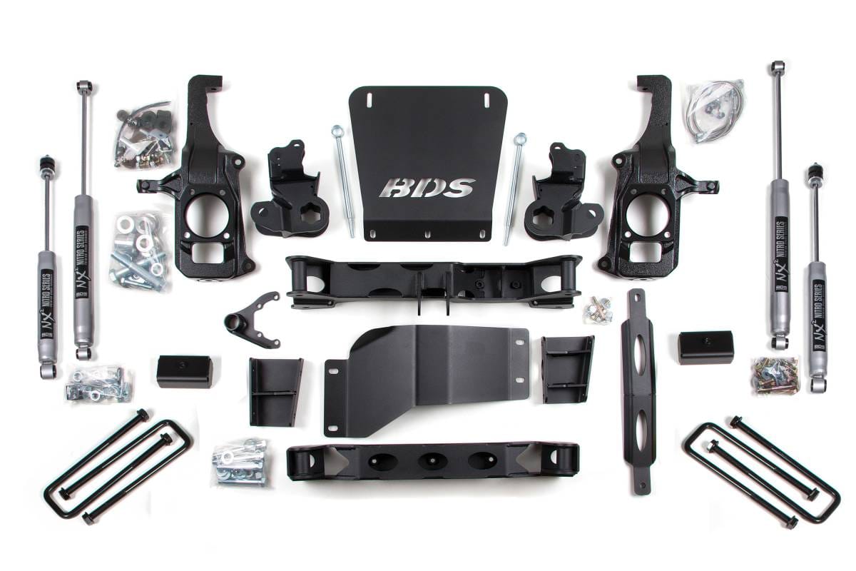 BDS Suspension 11-19 GM HD 6.5/5 HC Block w/overload - BDS197H