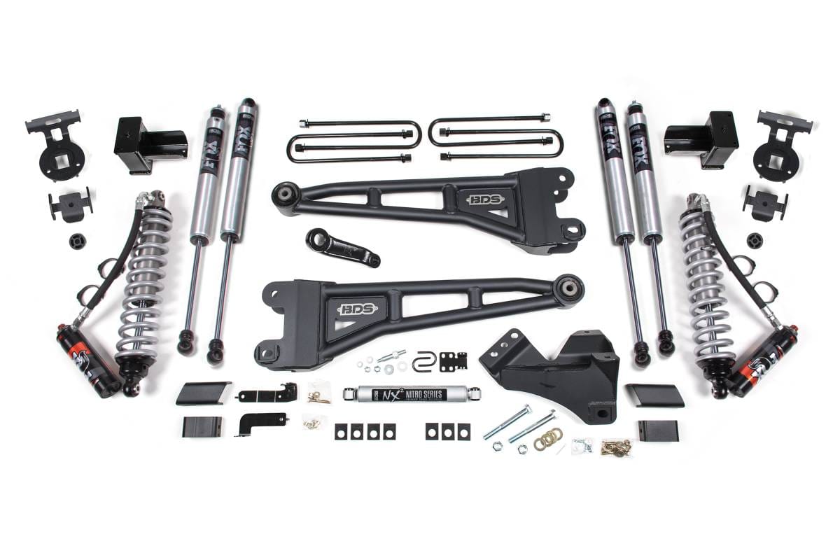 BDS Suspension 2024-2025 Ford F250/F350 4wd 5" Radius Arm Suspension Lift Kit, 3" Rear, Leaf Sp - BDS2211FPE