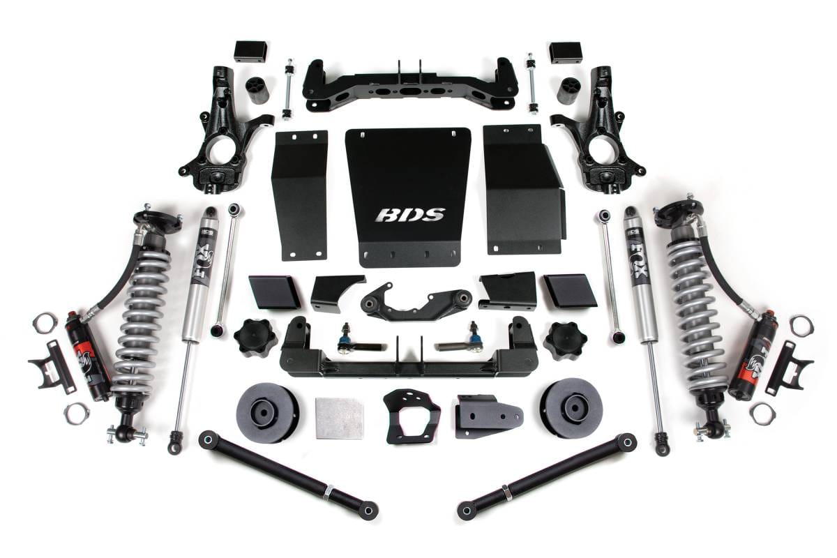 BDS Suspension 2015-2019 GM SUV 4wd 4" Suspension Lift Kit, Cast Steel, 3" Rear, Coil Spring Sp - BDS733PSS