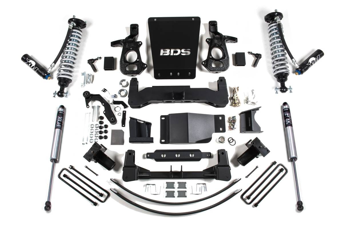 BDS Suspension 2014-2018 GM 1500 4WD 8" Suspension Lift Kit, 6" rear Block - 2.5 Series DSC Fro - BDS744FDSC