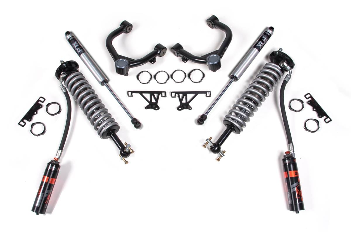 BDS Suspension 2019-2024 Chevy/GMC 1500 2" Performance Lift, 2.5 PES Coilover, 2.0 PS Rear Sho - BDS770FDSC