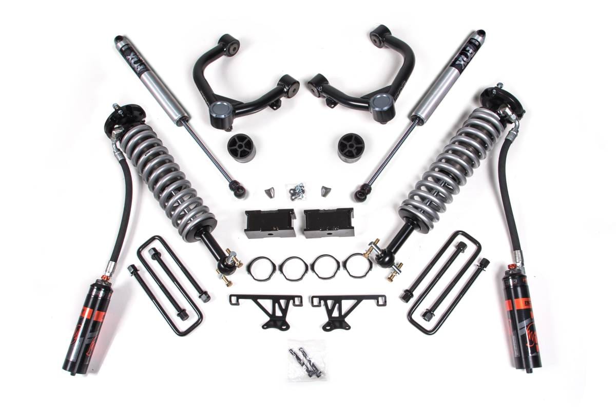 BDS Suspension 2019-2024 Chevy/GMC 1500 1.5" Performance 2.5 Coilover Kit, 2.0 Rear Shock, TB / - BDS773FDSC