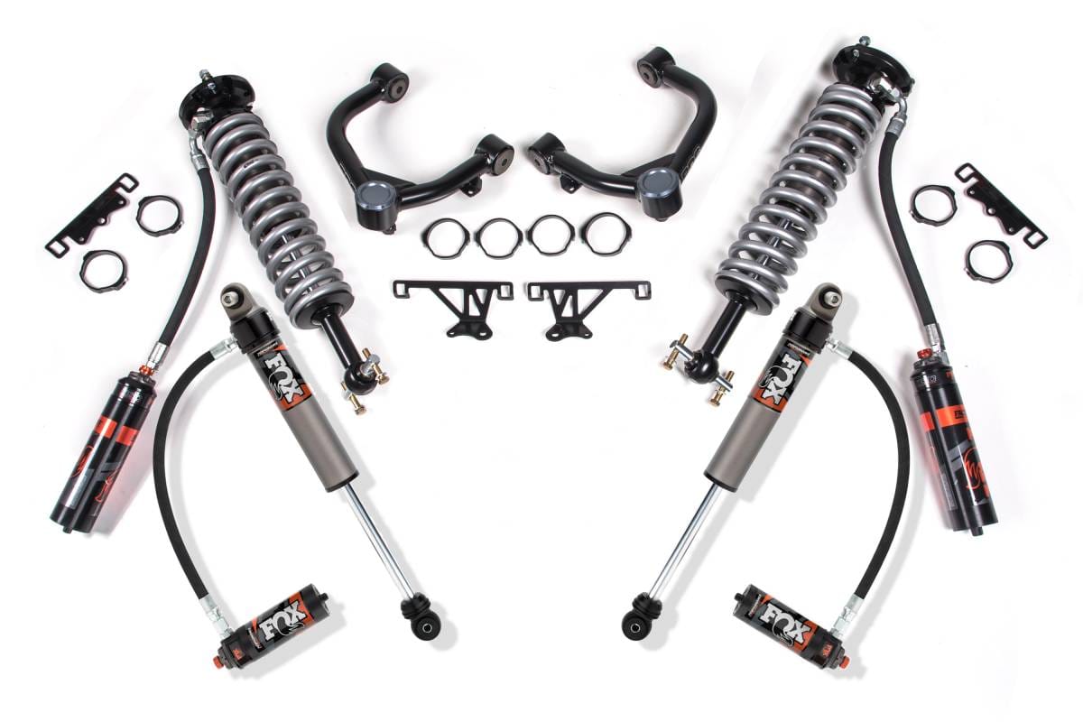 BDS Suspension 2019-2024 Chevy/GMC 1500 Performance Lift, 2.5 PES Coilover, 2.5 PES Rear Shock, - BDS790FDSC