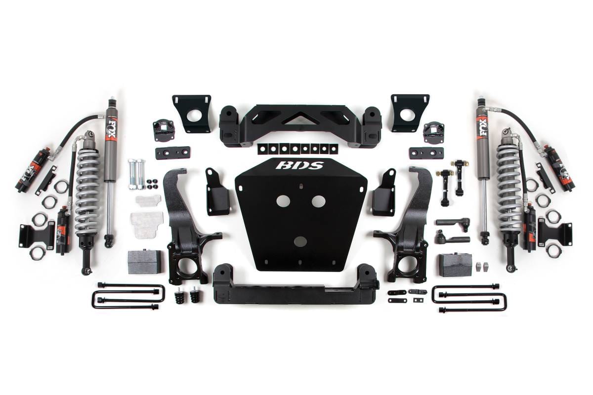 BDS Suspension 2007-2015 Toyota Tundra 7in Suspension System, 4" Rear Block - Fox 2.5 PES C/O, - BDS813FPS