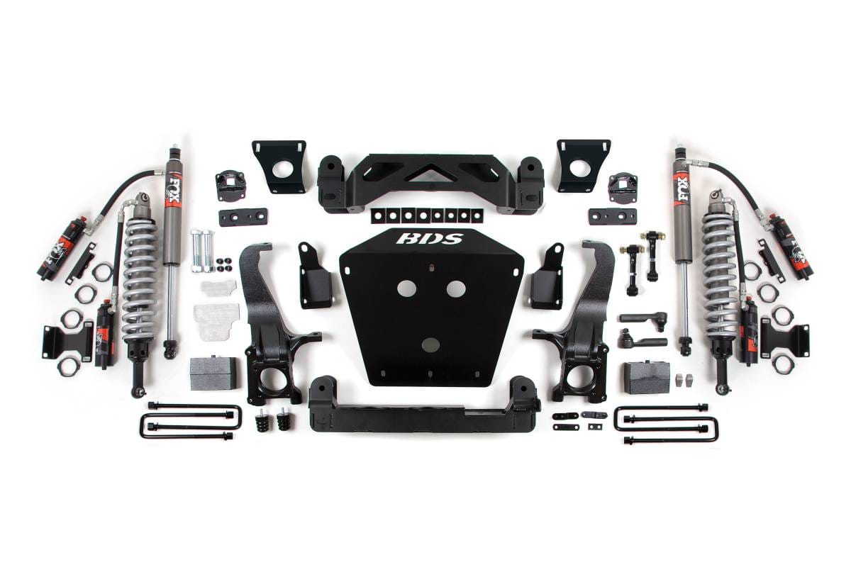 BDS Suspension 2007-2015 Toyota Tundra 5" Suspension System, 3" Rear Block - Fox 2.5 PES C/O, F - BDS814FPE