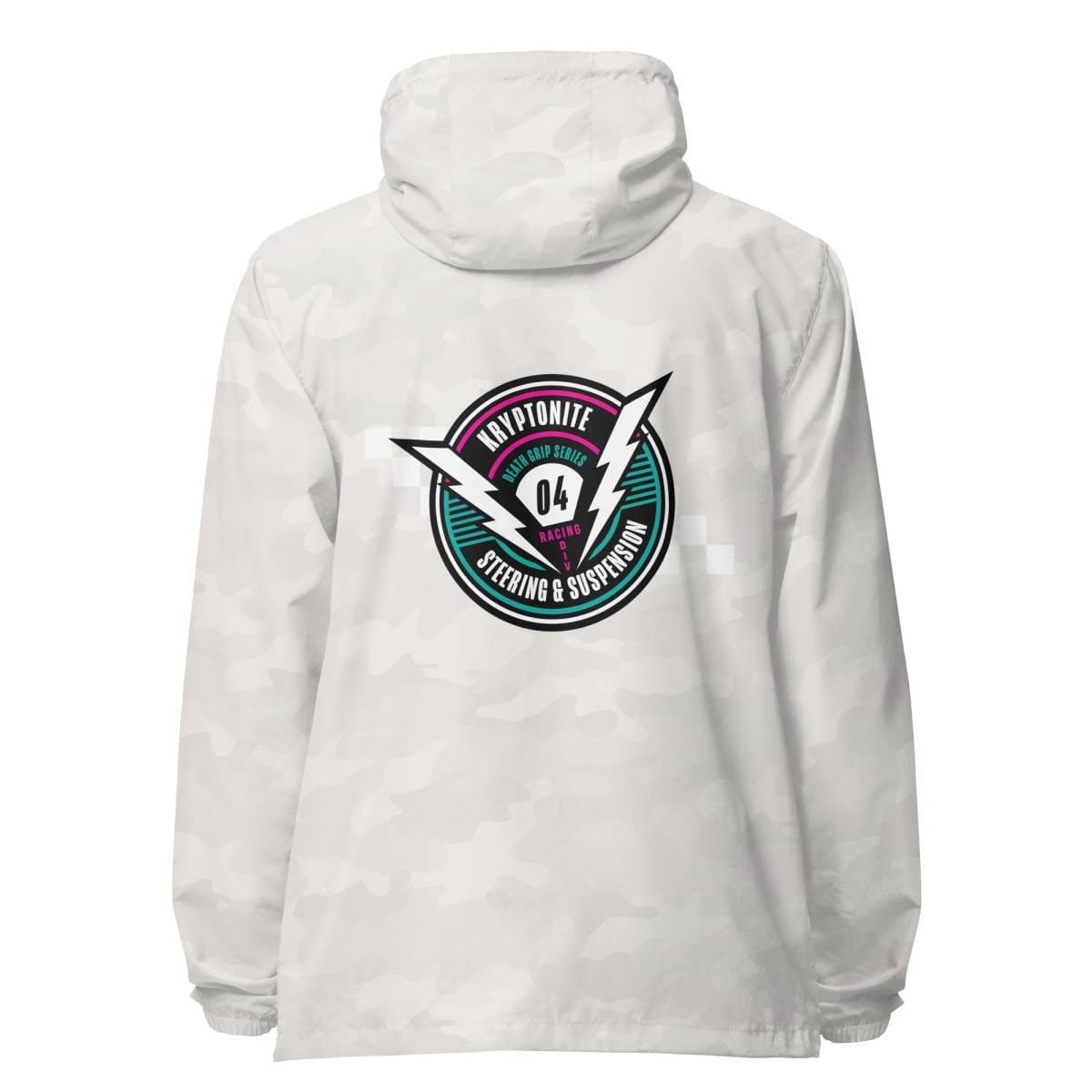 KRYPTONITE 'RACING DIVISION' MNT WINDBREAKER - Aqua/White Zipper, 3XLarge - KRY3548652_15916