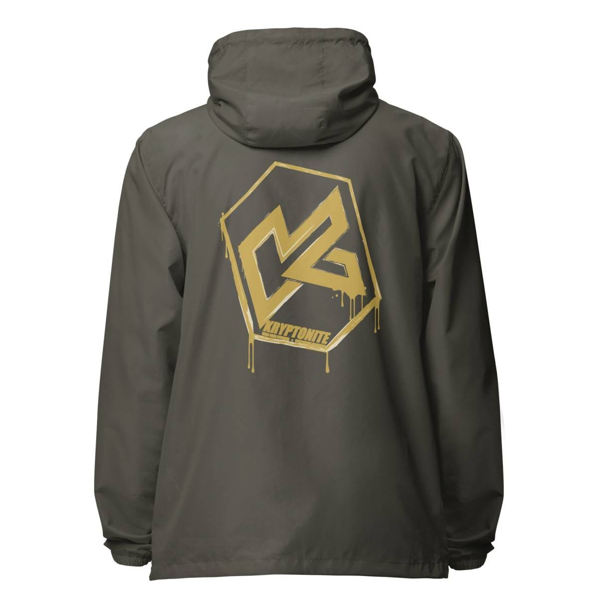 KRYPTONITE 'DRIPPING GOLD' WINDBREAKER - Black Camo, 2XLarge - KRY5148030_15929