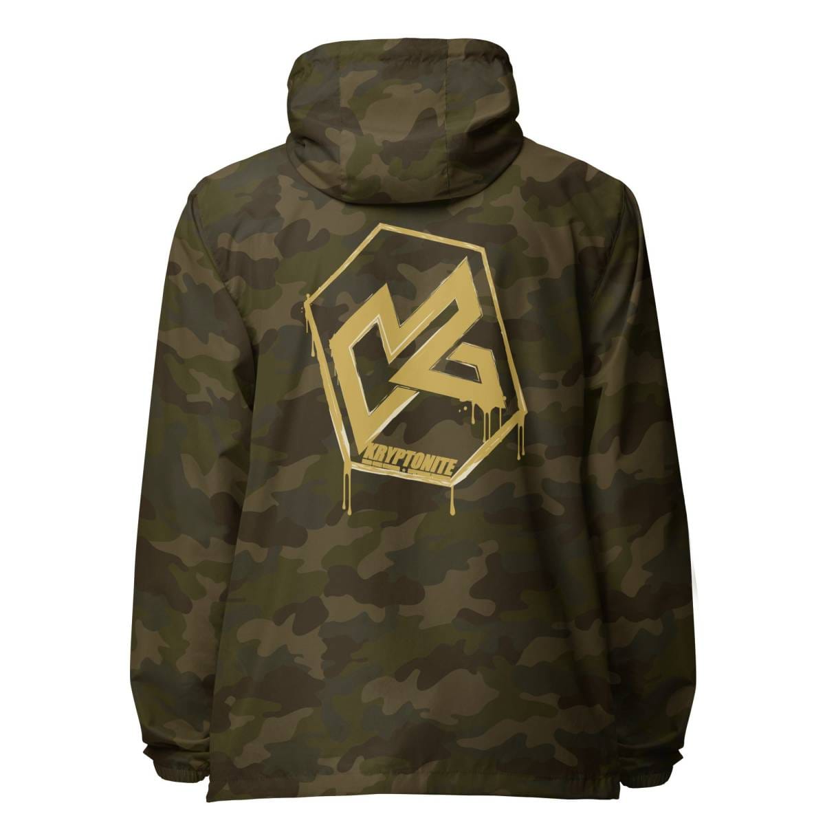 KRYPTONITE 'DRIPPING GOLD' WINDBREAKER - Black Camo, 3XLarge - KRY5148030_15930