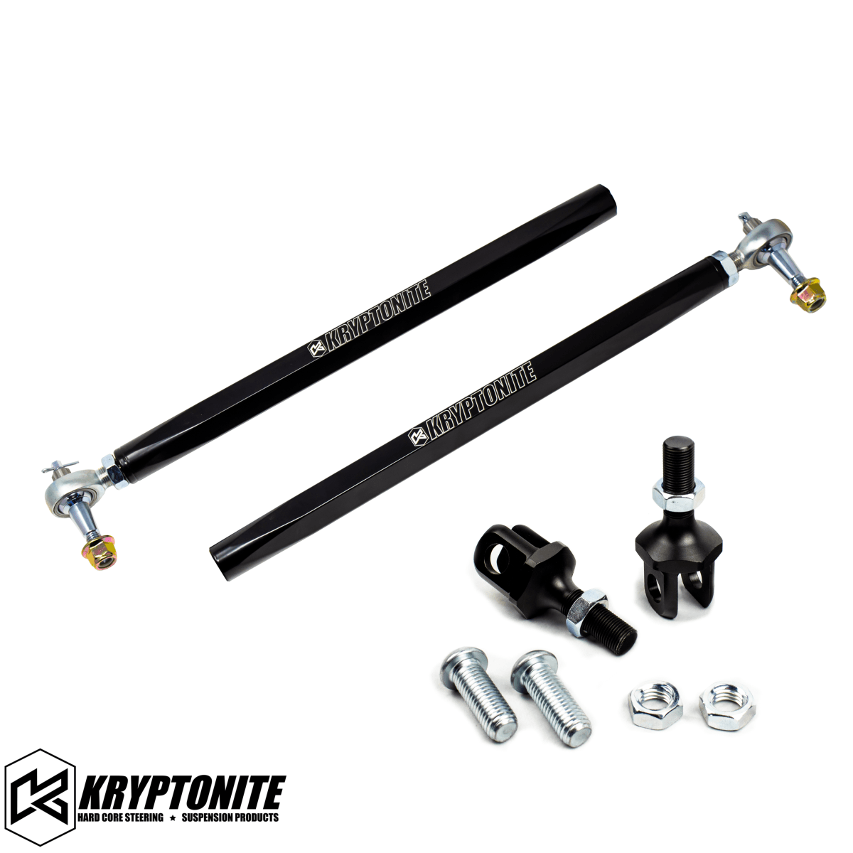 KRYPTONITE POLARIS RZR DEATH GRIP TIE RODS STAGE "1" 2020-2023 PRO XP SHOCK THERAPY - (Shock Therapy - KR TAPERED JOINT) PN-KRTRZ20-ST2 - KRYKRTRZ20-ST2