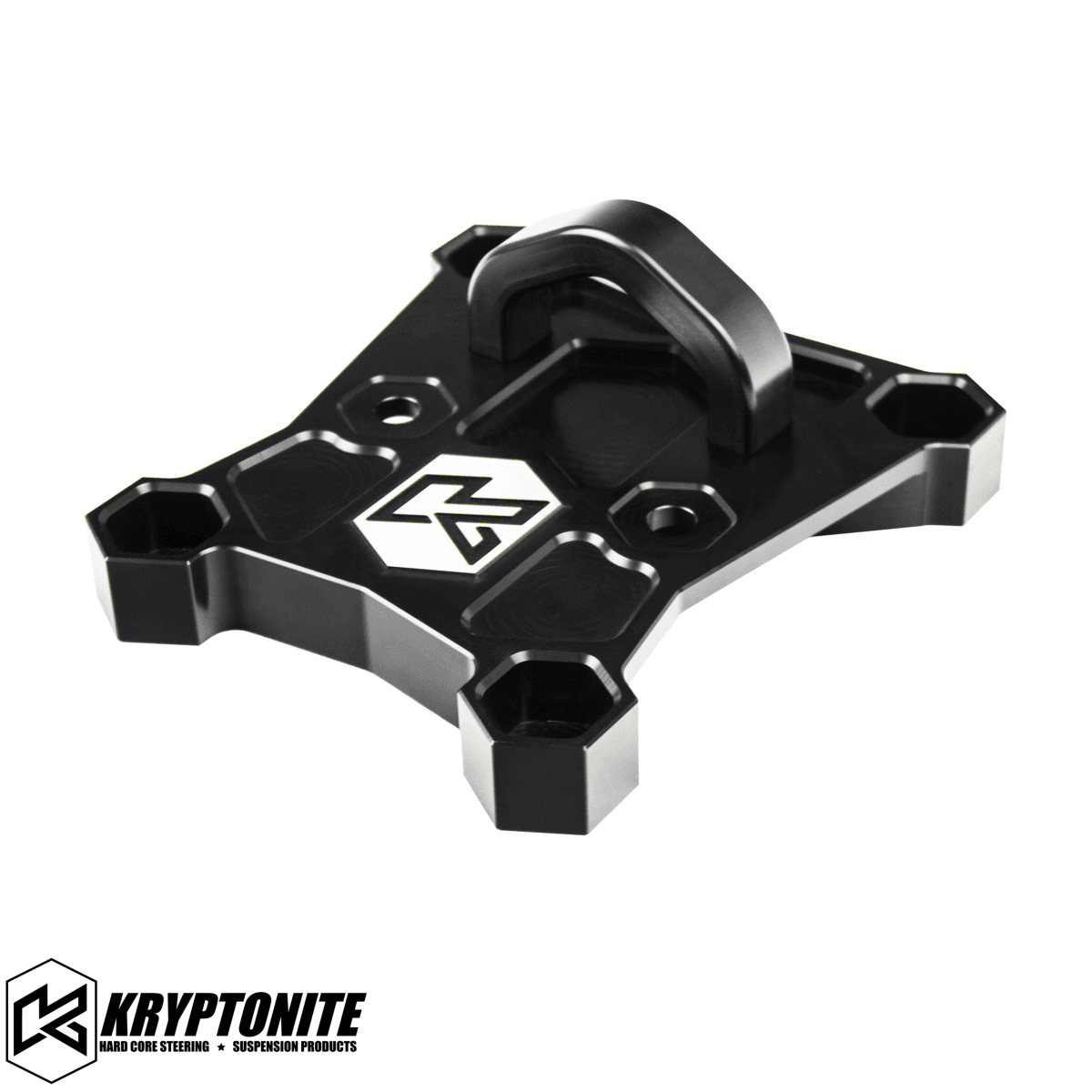 KRYPTONITE CAN-AM MAVERICK X3 DEATH GRIP REAR RADIUS PLATE 2017-2021 - PLATE KIT WITH TOW HOOK and HITCH BALL MOUNT - KRYKRX3RP2