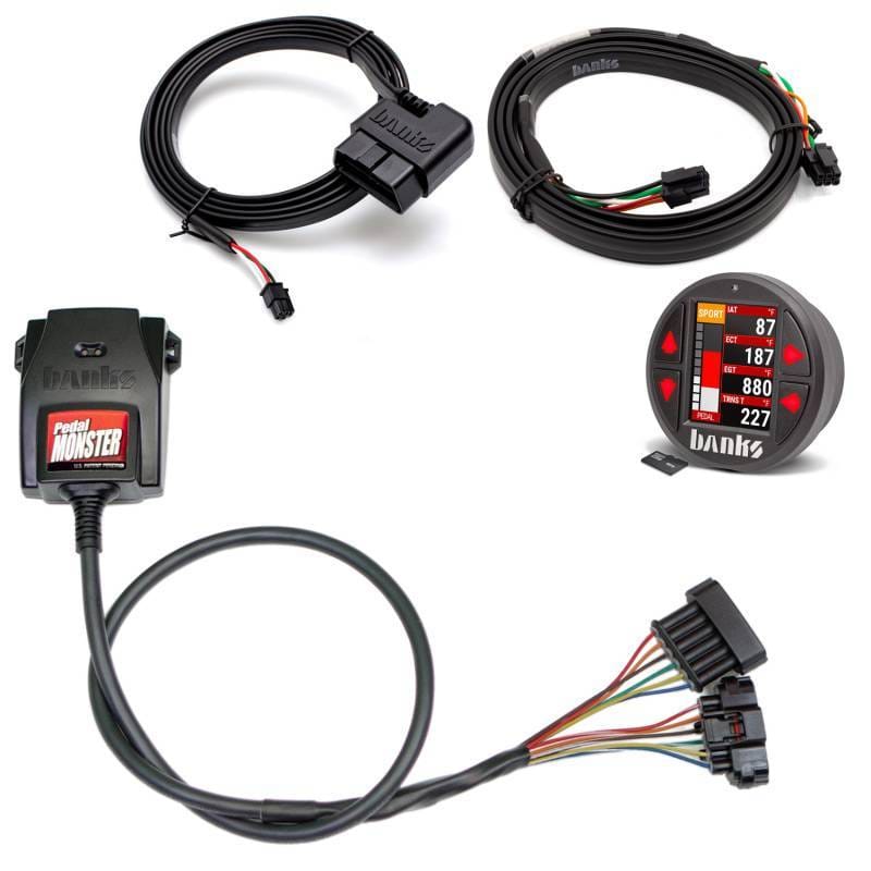 Banks Power Pedal Monster Kit Yazaki 090 II Sealed Series 6-Way CONFIG 1 PM-12 With iDash Data Pro - 64348-P image 3