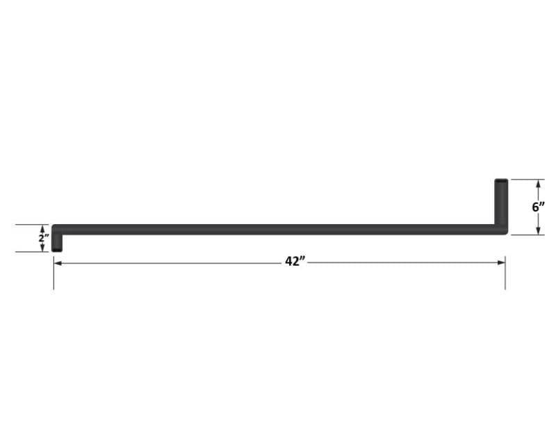 Fleece Performance Universal Pre-Formed 5/8in ID Hose w/ 90 Deg. Ends - FPE-34574-A image 2