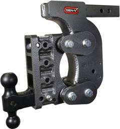 Gen-Y The Boss Torsion-Flex 2in Shank 12.5in Drop 16K Hitch w/GH-051 Dual-Ball/Stabilizer Kit - GH-1414