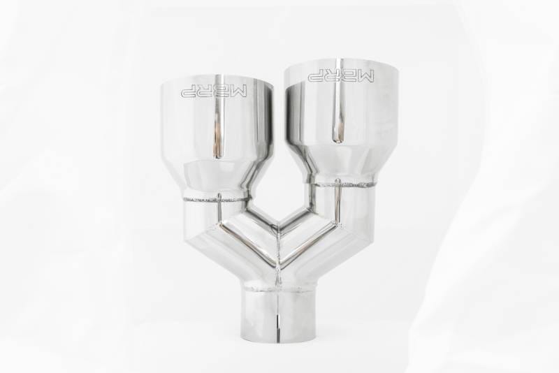 MBRP Universal T304 SS Dual Tip 4in OD/2.5in Inlet - T5177 image 2