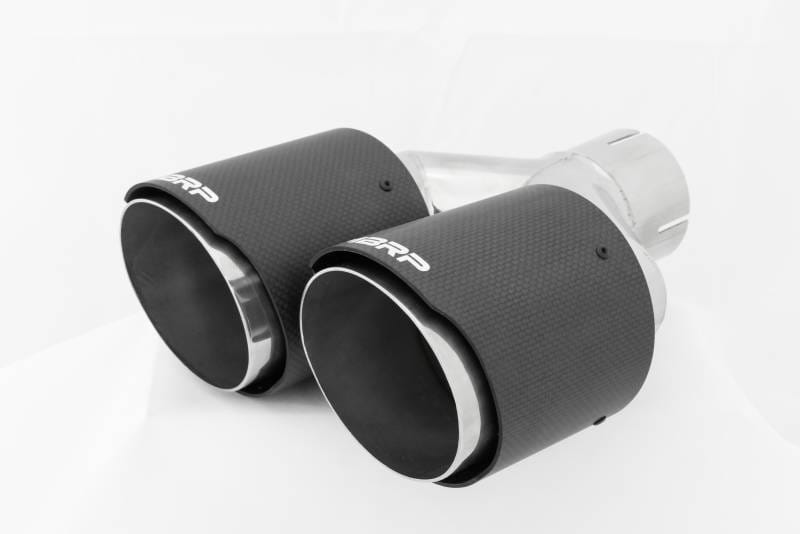 MBRP Universal Carbon Fiber Dual Tip 4in OD/2.5in Inlet - T5177CF image 2