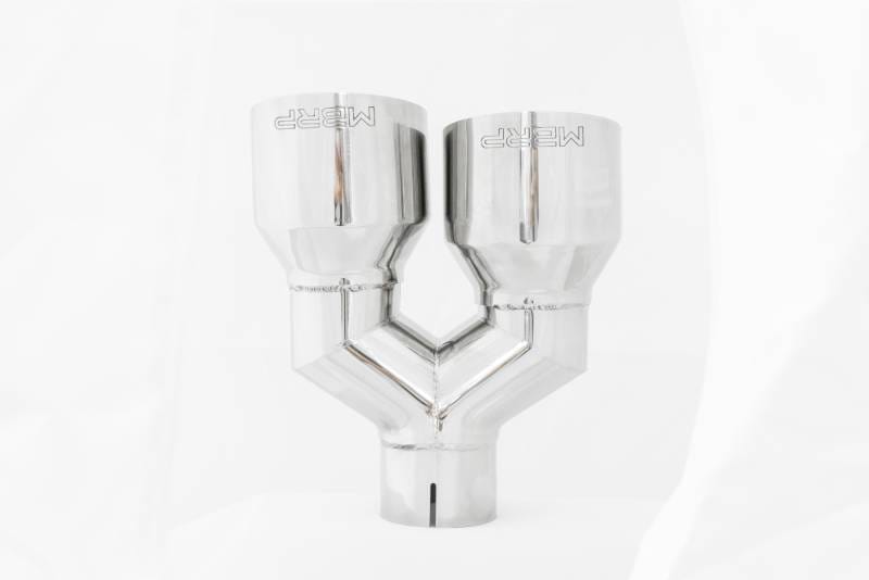MBRP Universal T304 SS Dual Tip 4in OD/2.5in Inlet - T5178 image 2