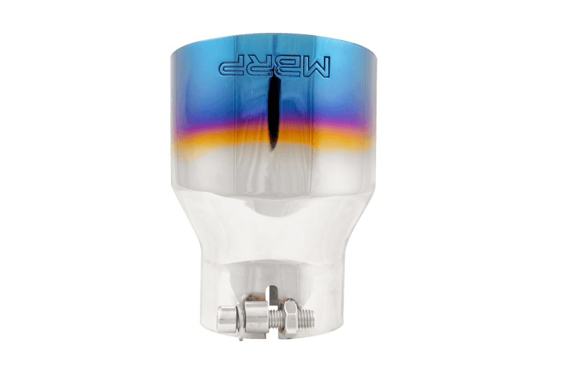 MBRP Universal Stainless Steel Dual Wall Tip 4.5in OD/3in Inlet/6.13in L - T5180BE image 2