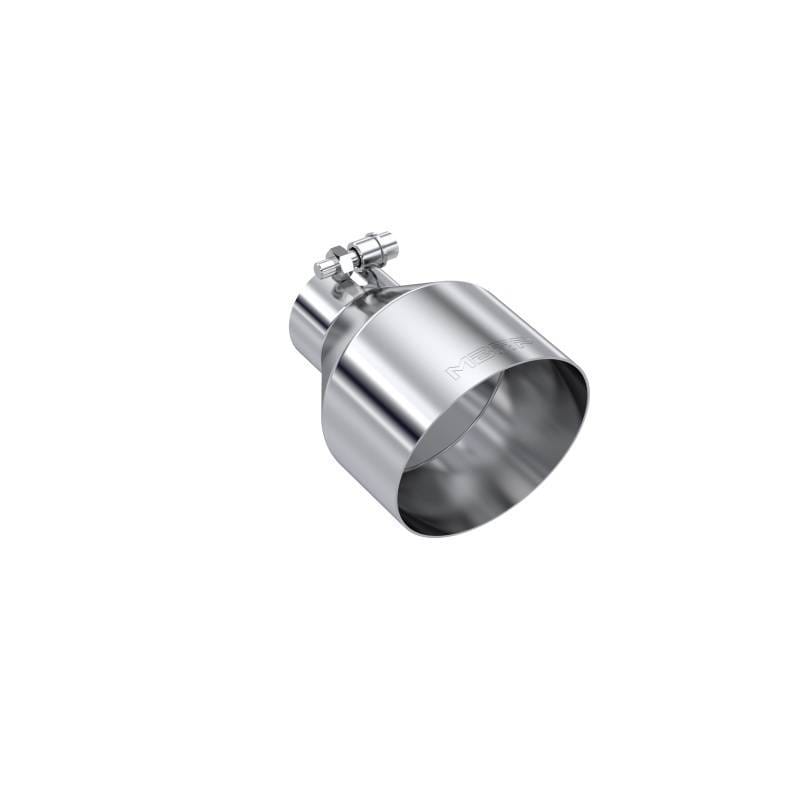 MBRP Universal T304 Stainless Steel Tip 2.5in ID / 5in OD Out / 6.5in Length Angle Cut Single Wall - T5190 image 2