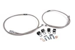 BDS Suspension 2013-2024 3500/2014-2024 2500 Ram SS Frt Brake Lines - BDS102003