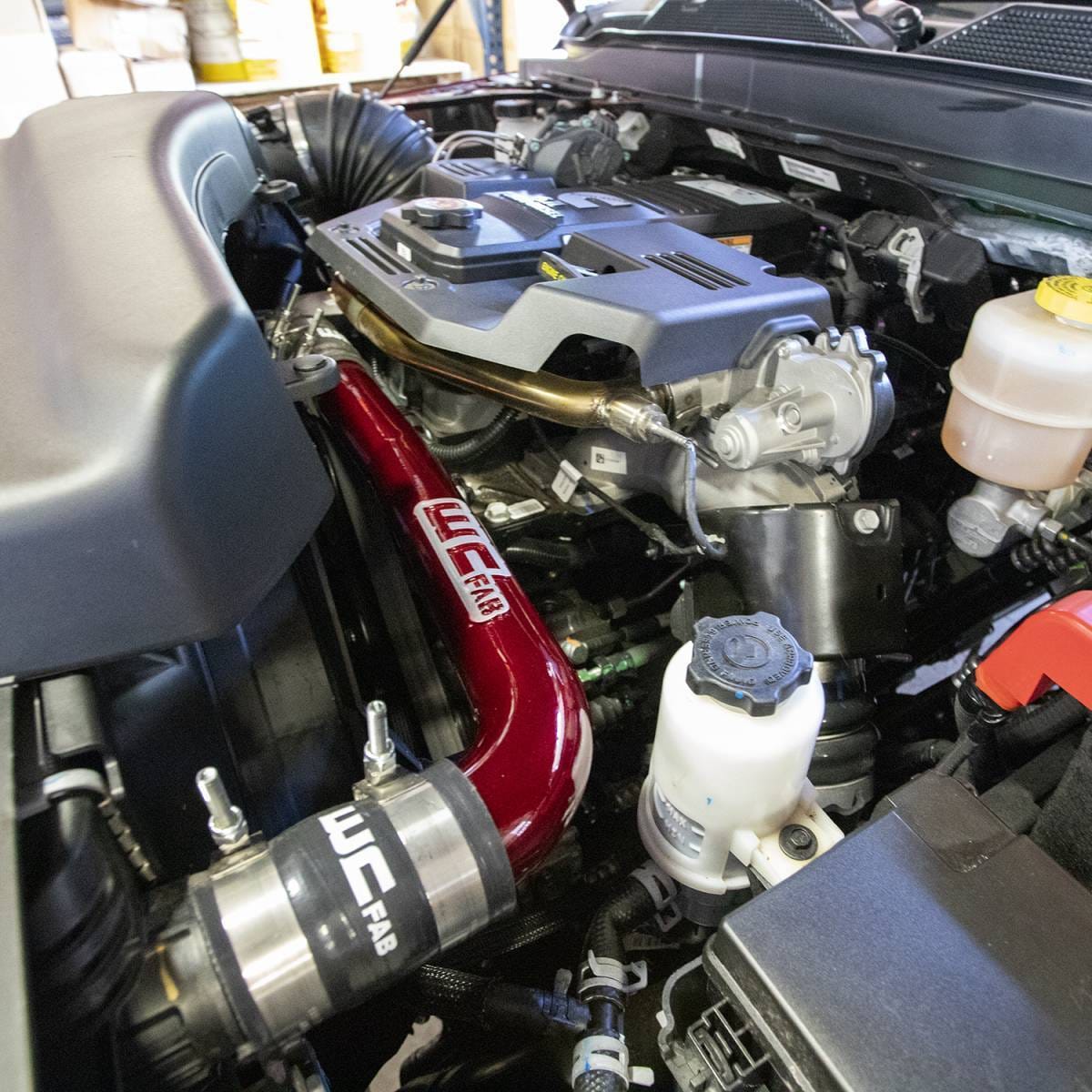 Wehrli 2019-2024 6.7L Cummins Standard Output (SO) Upper Coolant Pipe image 3