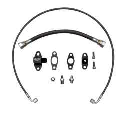Wehrli LLY/LBZ/LMM/LML Duramax S300 Single Turbo Oil Line Kit